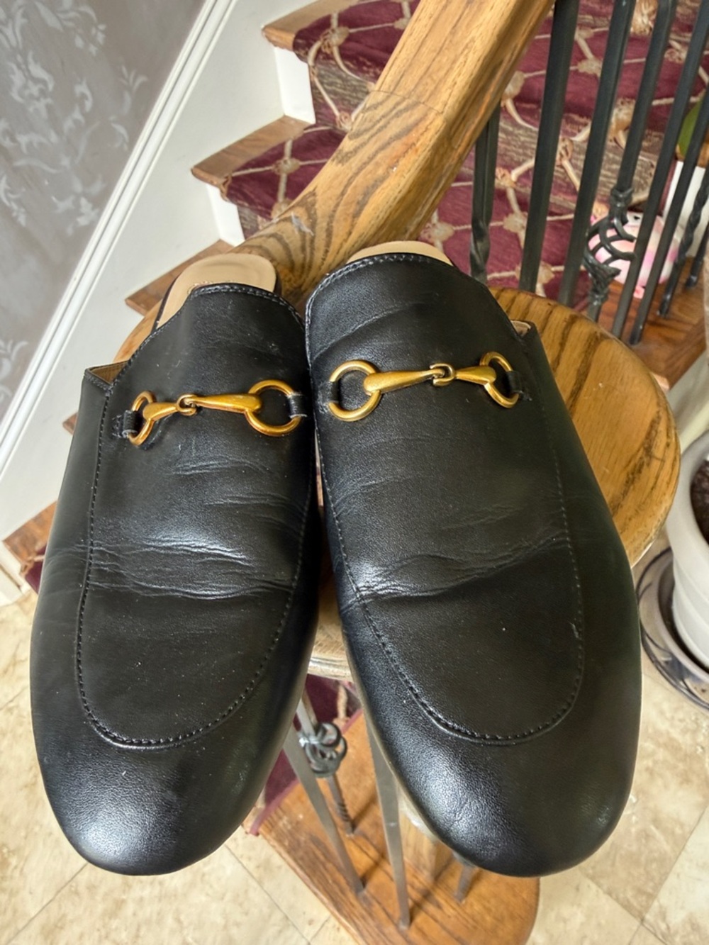 ARQA ladies, black leather mules, very good condition US size 8 - Picture 11 of 12